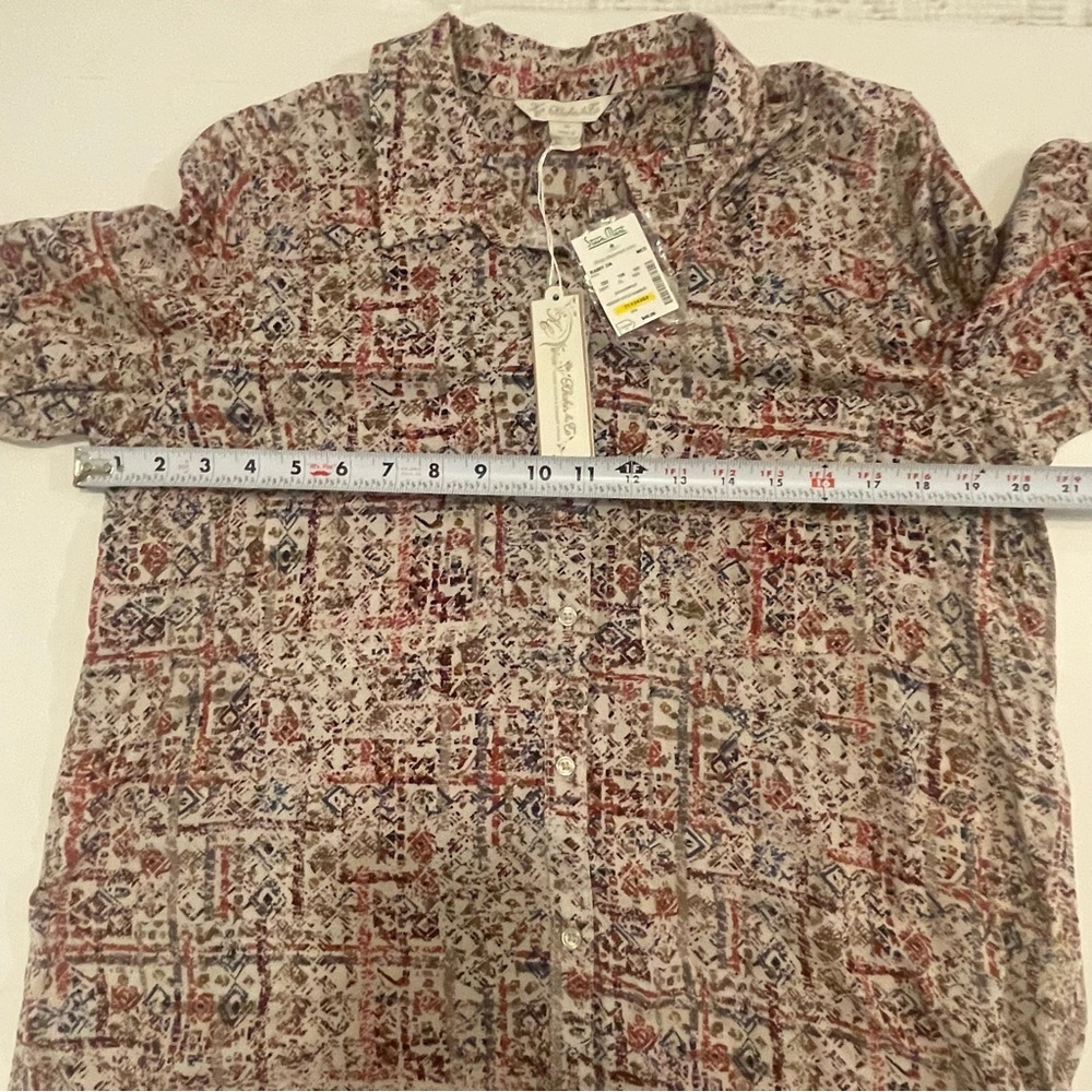 KC Khakis & CO. Women’s shirt dress. Button-up. Adjustable sleeve. Size M. NWT. - Picture 10 of 14